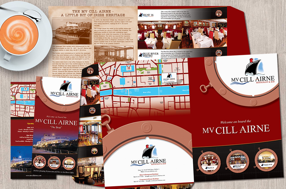 MV Cill Airne Folder & DL Leaflet