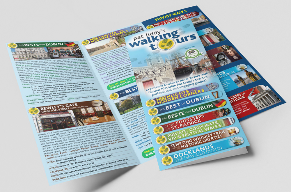 Pat Liddy's Walking Tours Brochure
