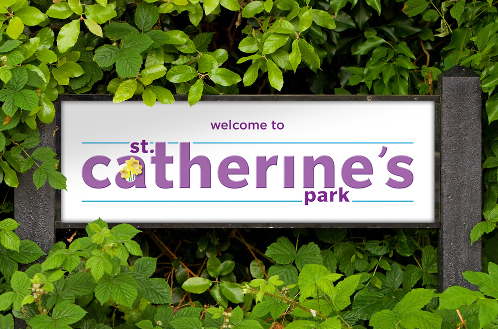St. Catherine's Park Sign